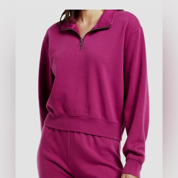 Z Supply Half Zip Sweatshirt - Picture 2 of 3